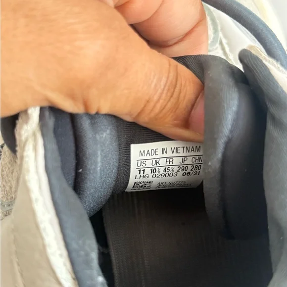 Adidas Taupe High-Top Sneakers - Picture 3 of 3